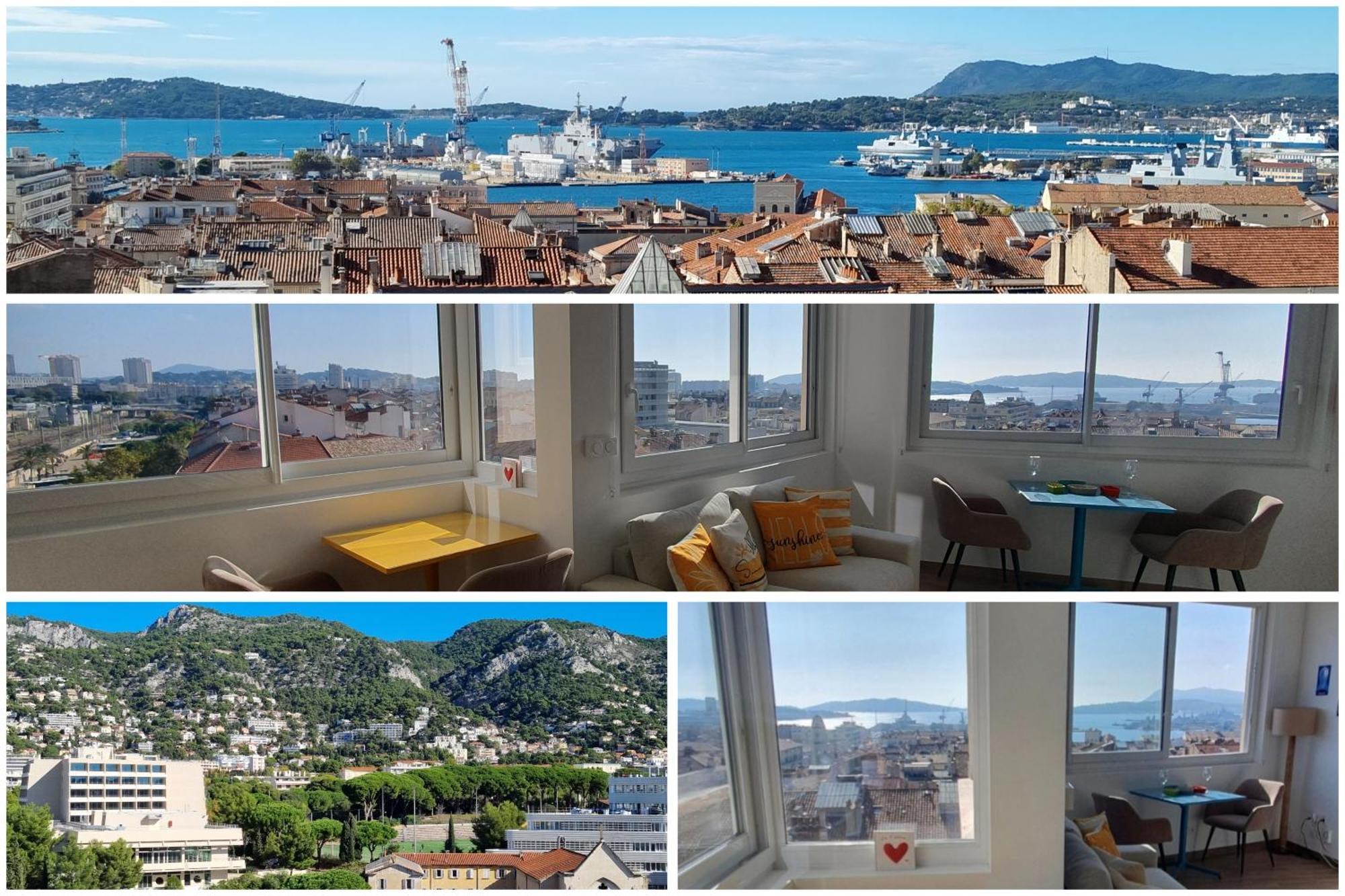 Apartment Panoramic Sea View, Walk To Train Station And Port - Vue Panoramique, Gare Et Port A Pied